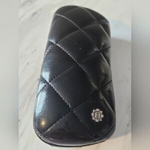 Chanel Black Quilted Leather Case for Glasses